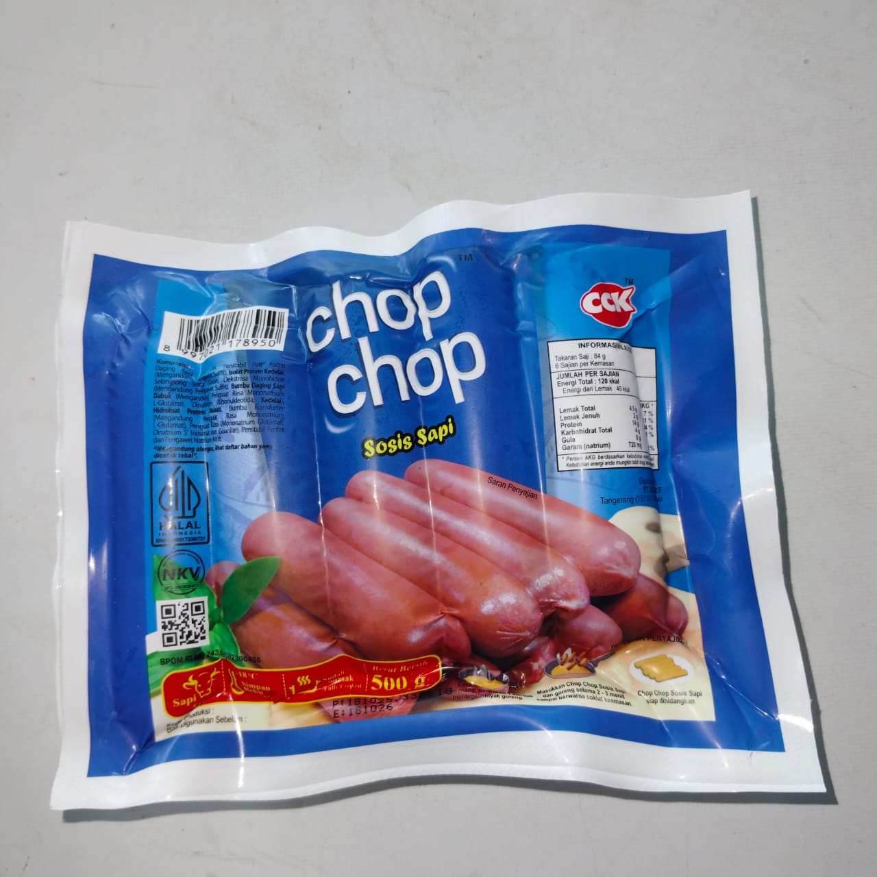 Chop-Chop Sosis Sapi
