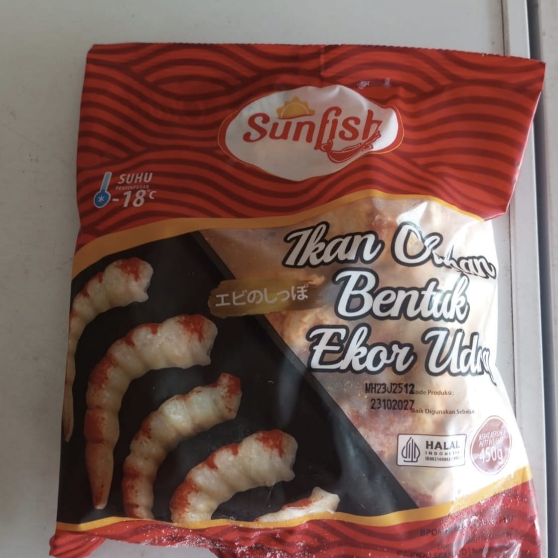Sunsish Ekor Udang 